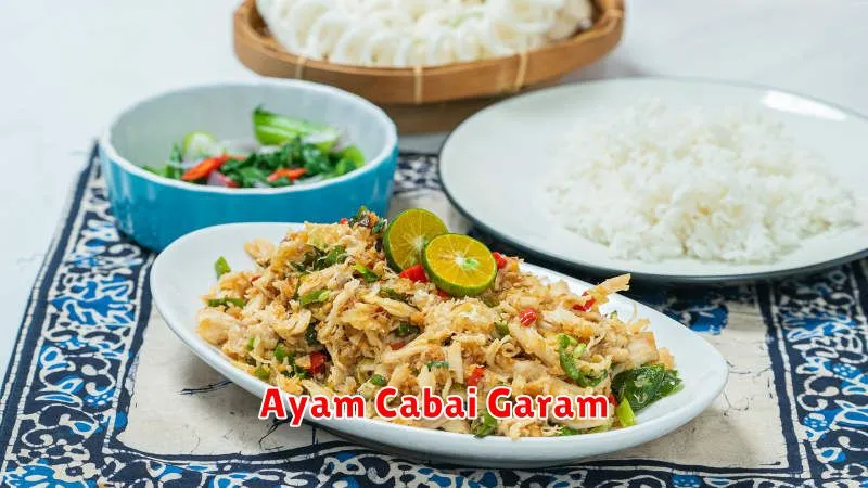 Ayam Cabai Garam