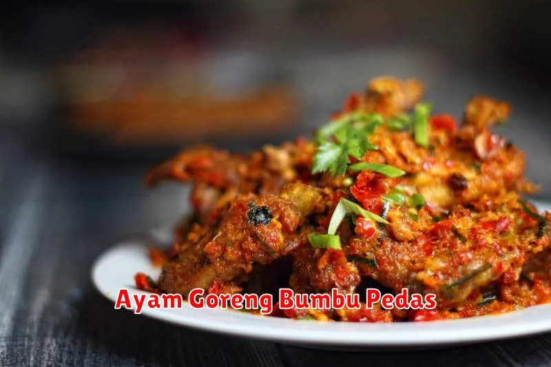 Ayam Goreng Bumbu Pedas