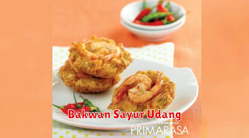 Bakwan Sayur Udang