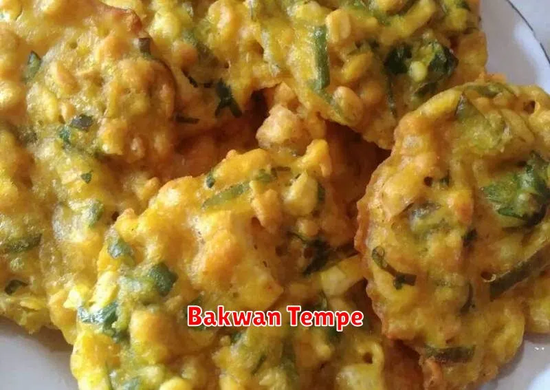 Bakwan Tempe