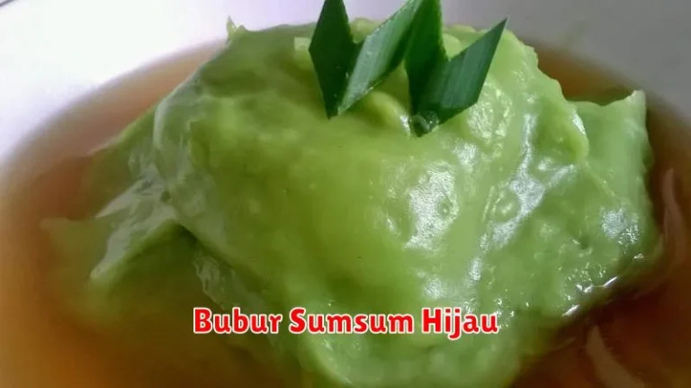 Bubur Sumsum Hijau