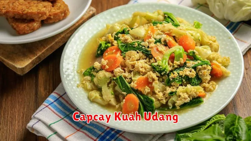 Capcay Kuah Udang