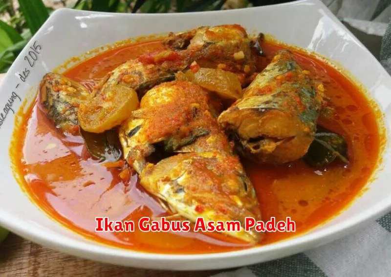 Ikan Gabus Asam Padeh