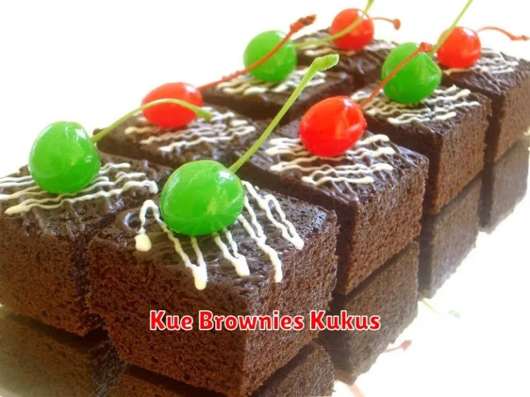 Kue Brownies Kukus