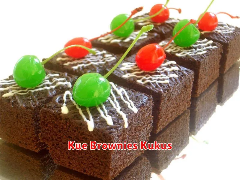 Kue Brownies Kukus