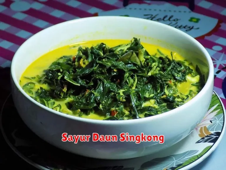 Sayur Daun Singkong