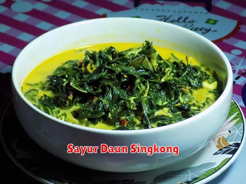 Sayur Daun Singkong