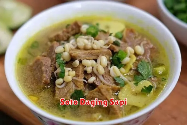 Soto Daging Sapi