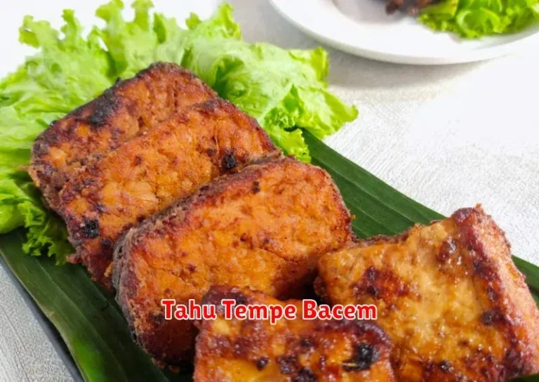 Tahu Tempe Bacem