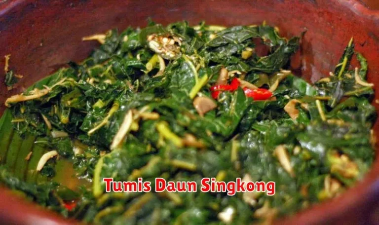 Tumis Daun Singkong