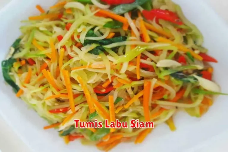 Tumis Labu Siam