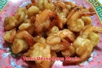 Tumis Udang Asam Manis